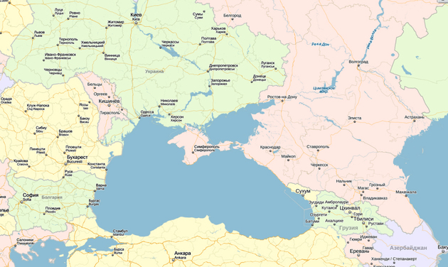 Украина потребовала от AFP объяснений из-за карты с российским Крымом 