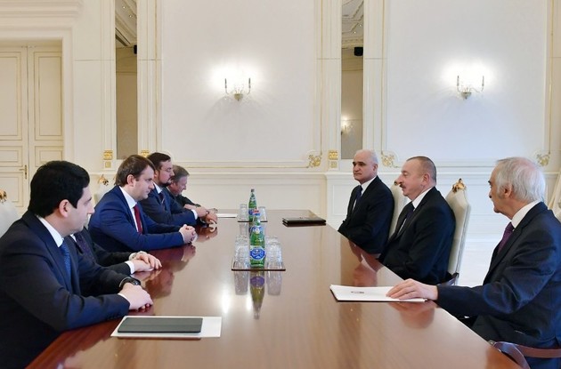 Ильхам Алиев встретился в Баку с главой Минэкономразвития России