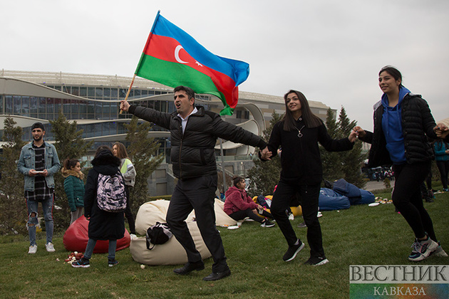 AGF организовала для участников Кубка мира по спортивной гимнастике в Баку праздник в честь Новруза