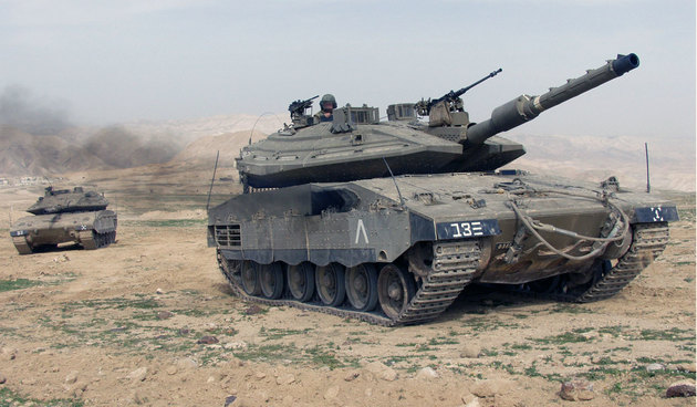 Израильский танк обстрелял пост палестинских боевиков в Газе 