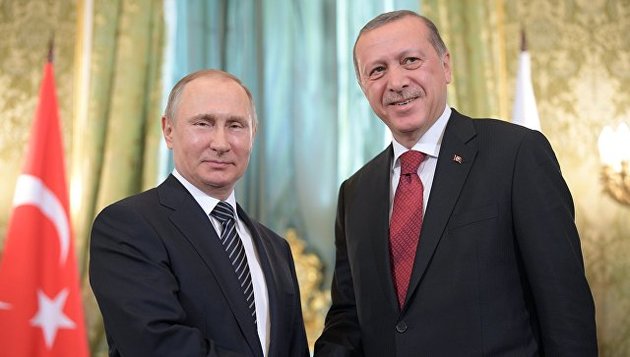 Эрдоган планирует обсудить с Путиным возможную турецкую операцию в Сирии