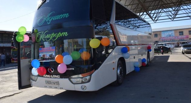 Туркестан и Самарканд связал автобусный маршрут