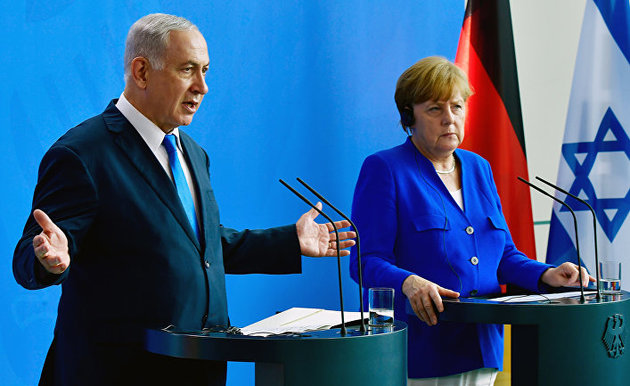 Меркель напомнила Нетаньяху о концепции "двух государств"