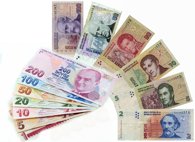 Турцию и Аргентину ждет валютный кризис, считают экономисты