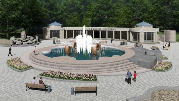 В Железноводске реконструируют фонтан 