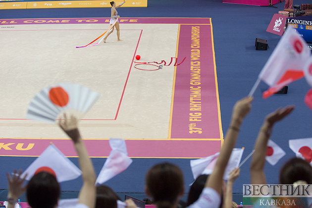 Страсти на трибунах. Чемпионат мира по художественной гимнастике в Баку (фоторепортаж)