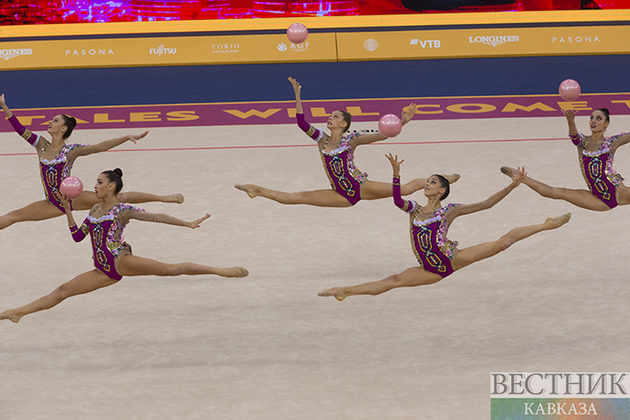 В Баку завершились групповые соревнования в рамках XXXVII Чемпионата мира по художественной гимнастике (фоторепортаж)
