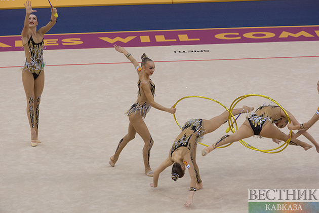 В Баку завершились групповые соревнования в рамках XXXVII Чемпионата мира по художественной гимнастике (фоторепортаж)