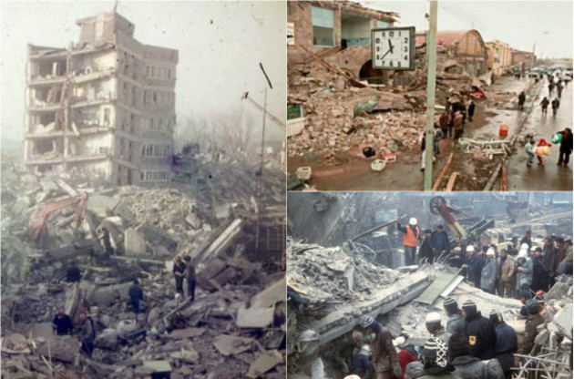 Армения поминает погибших в Спитакском землетрясении