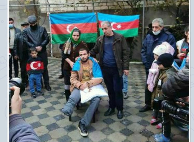 Искалеченный азербайджанский солдат: "Я пострадал во имя Родины"