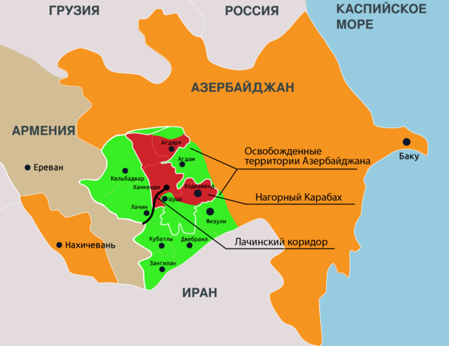 Минасян: не-граждан Армении и России будут пропускать по Лачинскому коридору только с разрешения Баку