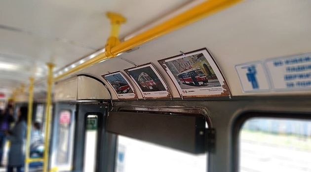 Краснодарский трамвай стал передвижной картинной галереей