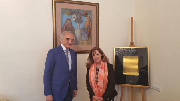 Полад Бюльбюль оглы встретился с новоназначенным послом Португалии в России Мадаленой Фишер