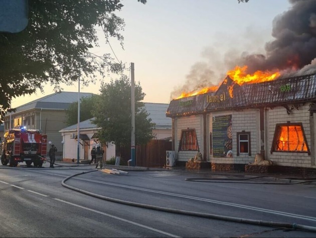 Караоке сгорело в Кызылорде