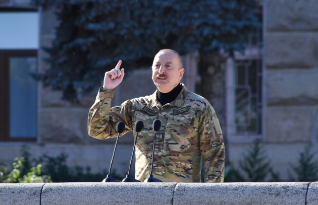 Ильхам Алиев: я не сомневался, что флаг Азербайджана будет поднят в Ханкенди