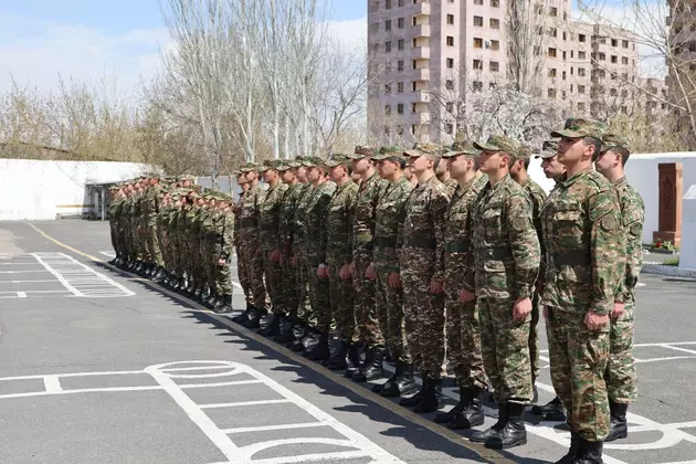 армянские военнослужащие