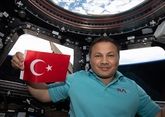 Первый турецкий астронавт возвращается на Землю