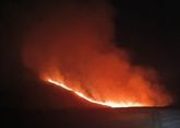 Гора Джуца горит на Ставрополье