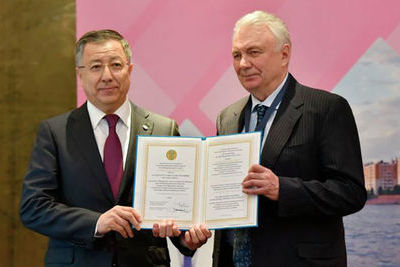 Олег Сосковец стал послом Ассамблеи народа Казахстана