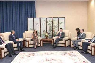 Лейла Алиева встретилась в Пекине с заместителем главы МИД Китая