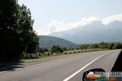 Дорогу Пшавели-Абано-Омало закрыли из-за ливней 