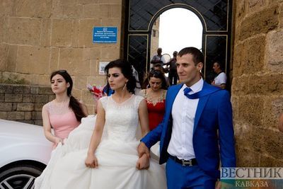 Махачкала заняла первое место по количеству свадеб на душу населения