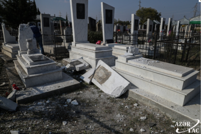 Выросло число жертв обстрела армянскими ВС кладбища в Тертере