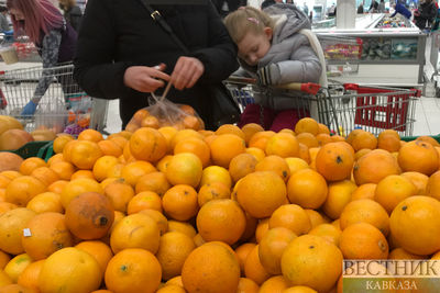 На российских прилавках появились грузинские мандарины