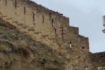 По факту обрушения крепостной стены в Дагестане организована проверка
