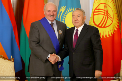 Назарбаев и Лукашенко обсудили ситуацию на постсоветском пространстве