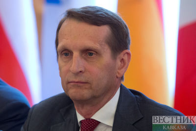 Сергей Нарышкин провел переговоры с Ильхамом Алиевым в Баку