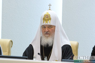 Патриарх Кирилл провел богослужение в Северной Осетии