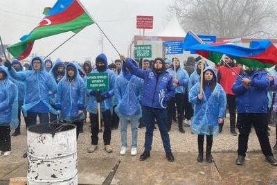 Кыргызстан поддержал азербайджанских экоактивистов, проводящих акцию на дороге Ханкенди-Лачин